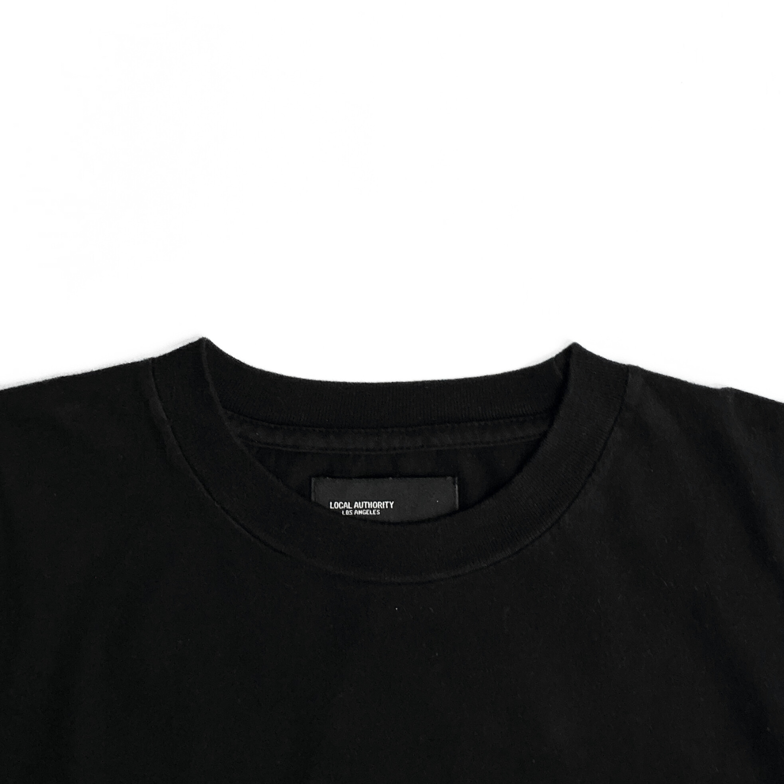 Local Authority/James Perse Miami Exclusive Crewneck T-Shirt in Black