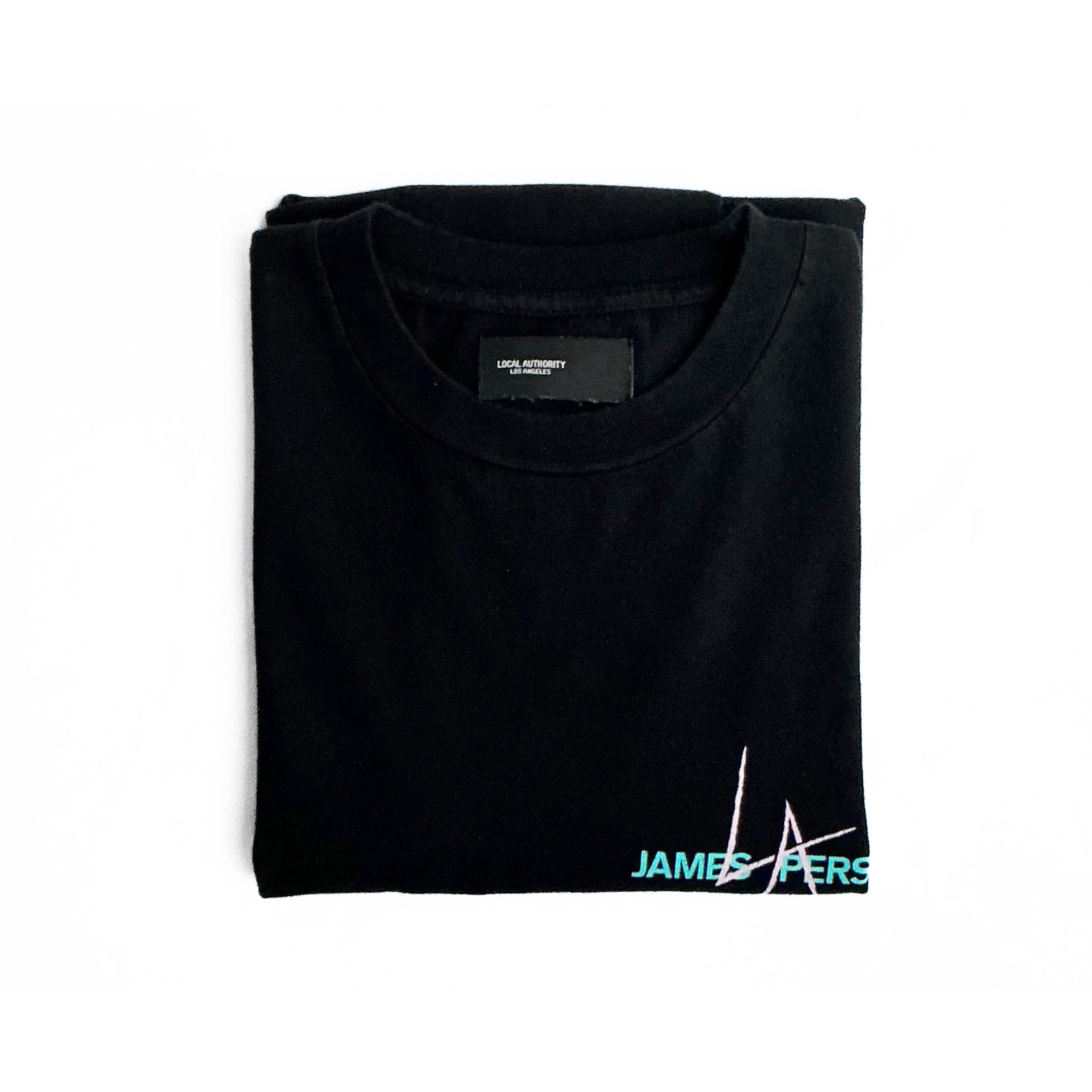 Local Authority/James Perse Miami Exclusive Crewneck T-Shirt in Black