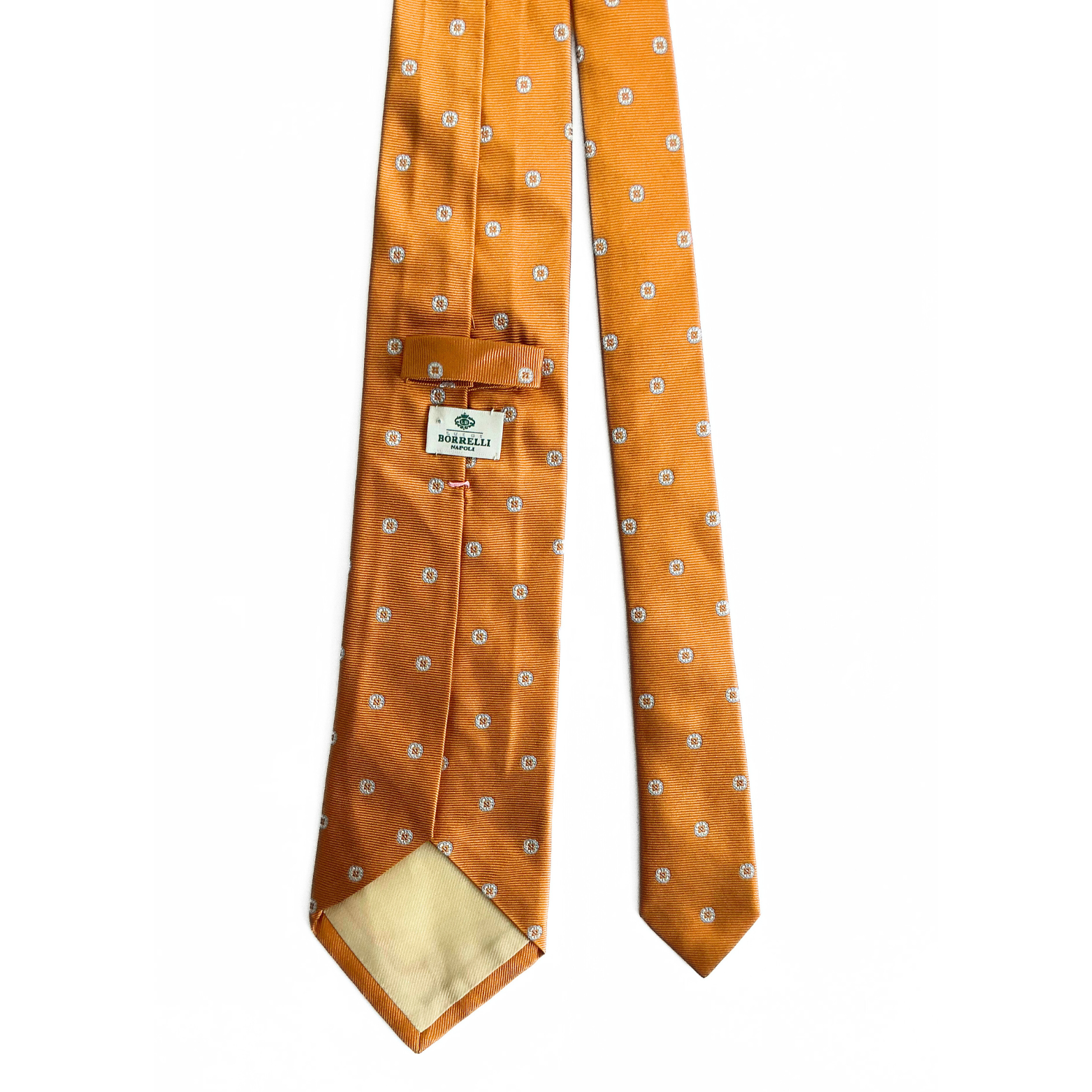 Luigi Borrelli Patterned Tie in Yellow