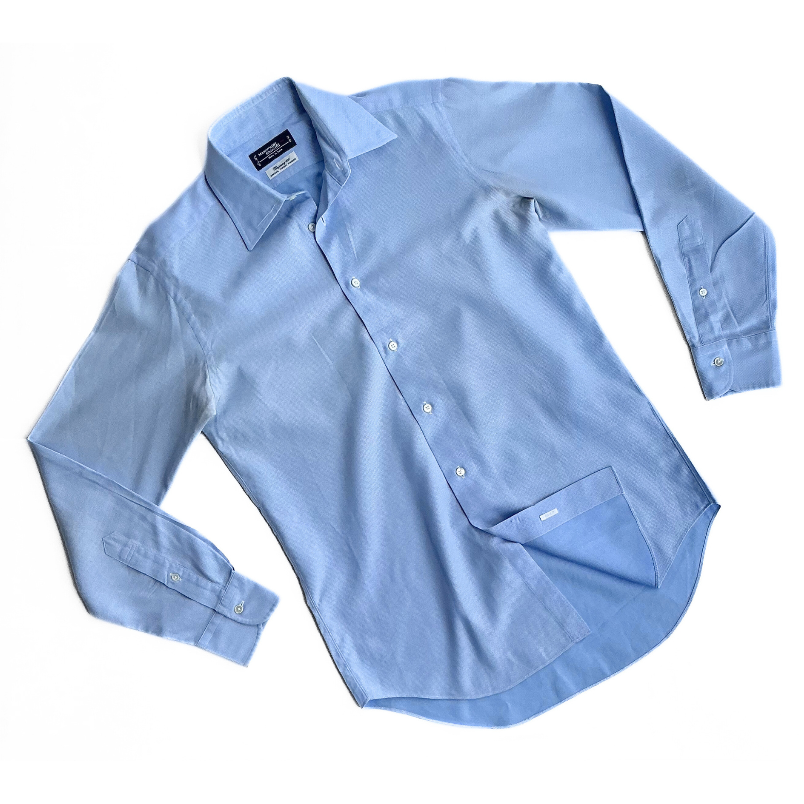 Maker’s of Kamakura Japanese Button Shirt in Ice Blue