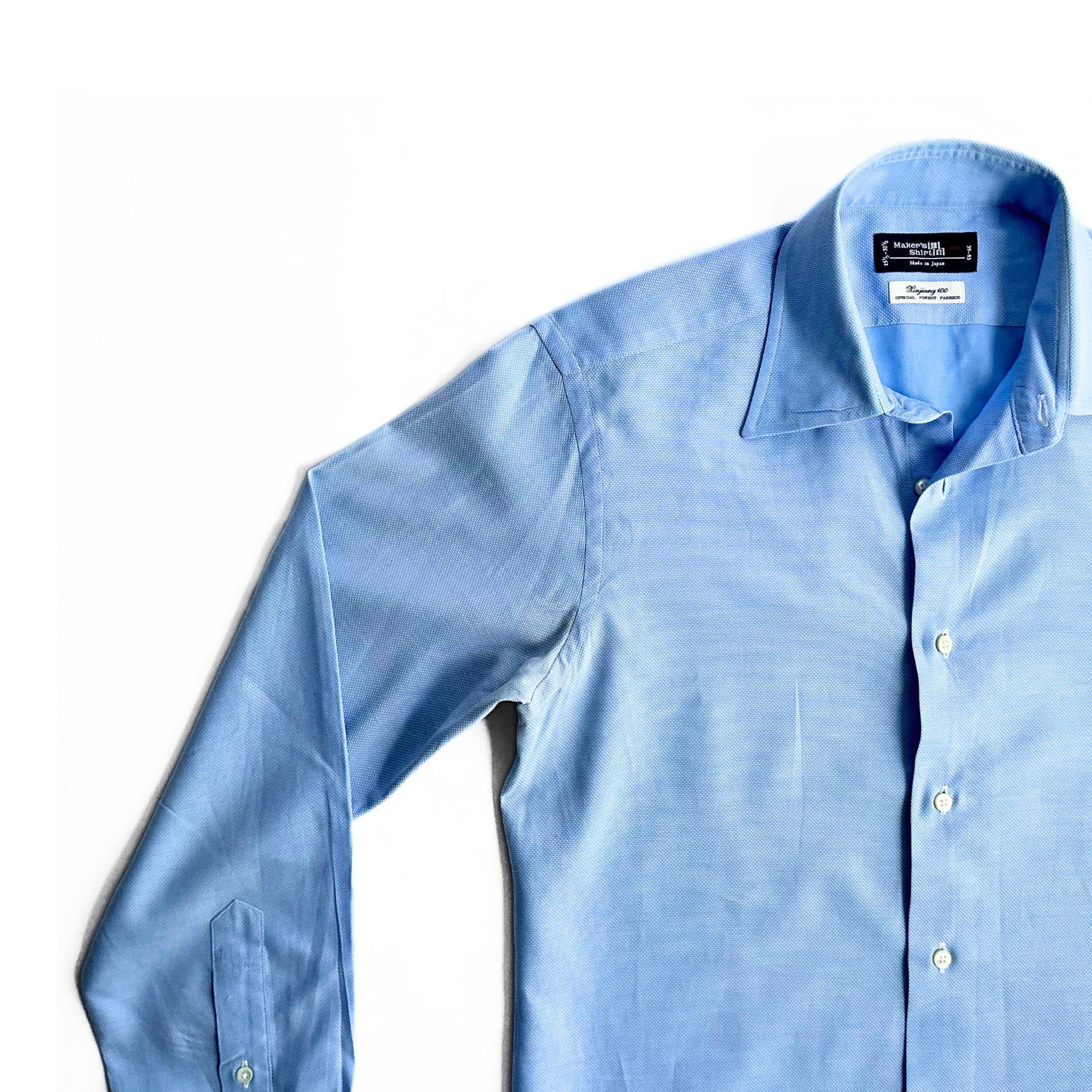 Maker’s of Kamakura Japanese Button Shirt in Ice Blue