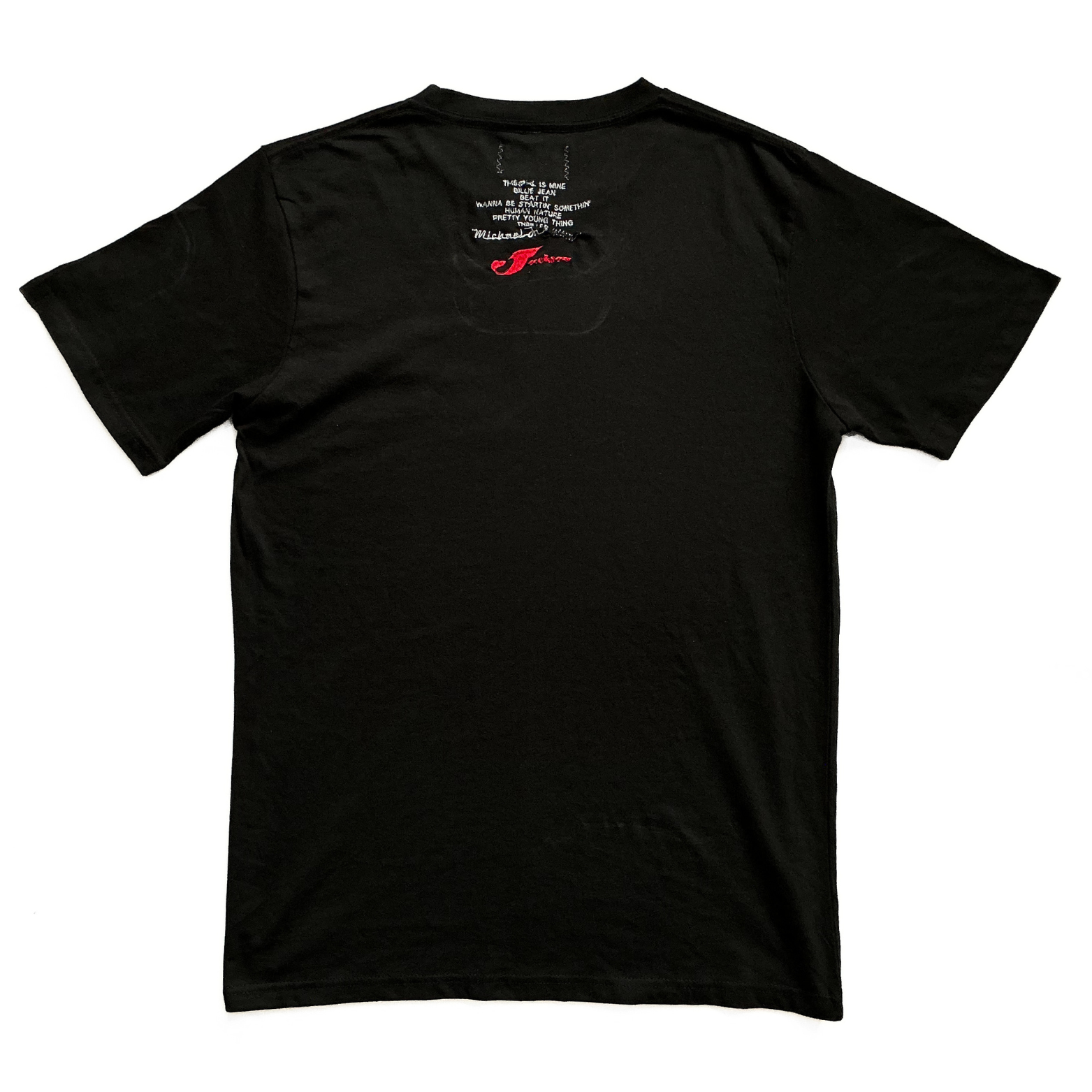Michael Jackson Thriller Repair Effect T-Shirt in Black / White/ Pink / Red