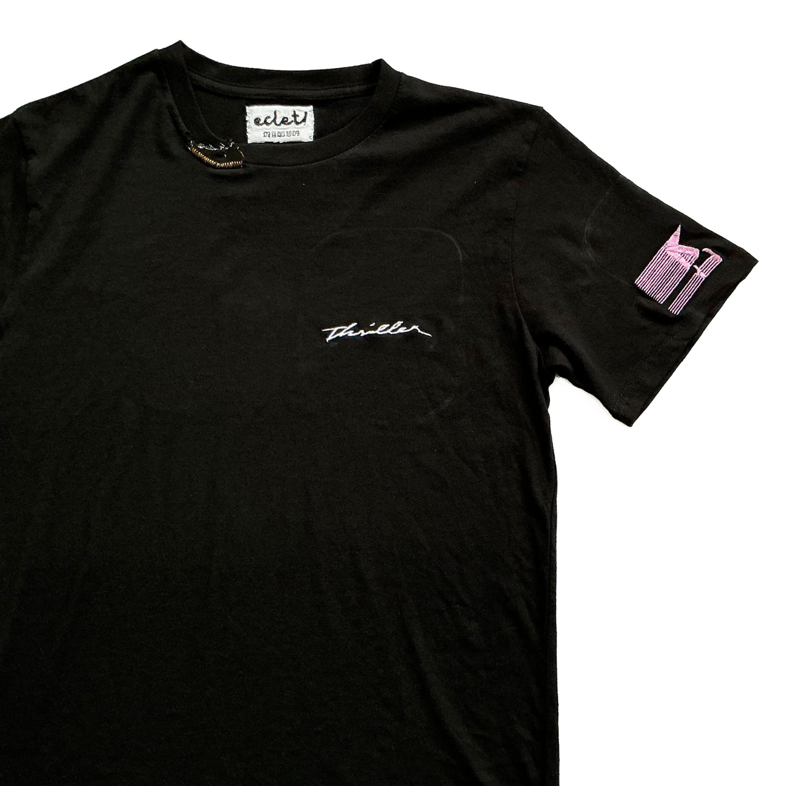 Michael Jackson Thriller Repair Effect T-Shirt in Black / White/ Pink / Red