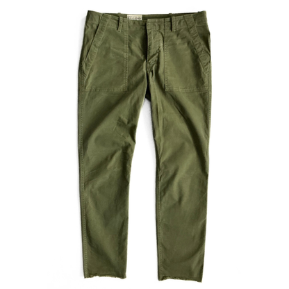 Nili Lotan 111/88 80NL Jenna Cropped Pants in Military Army Green