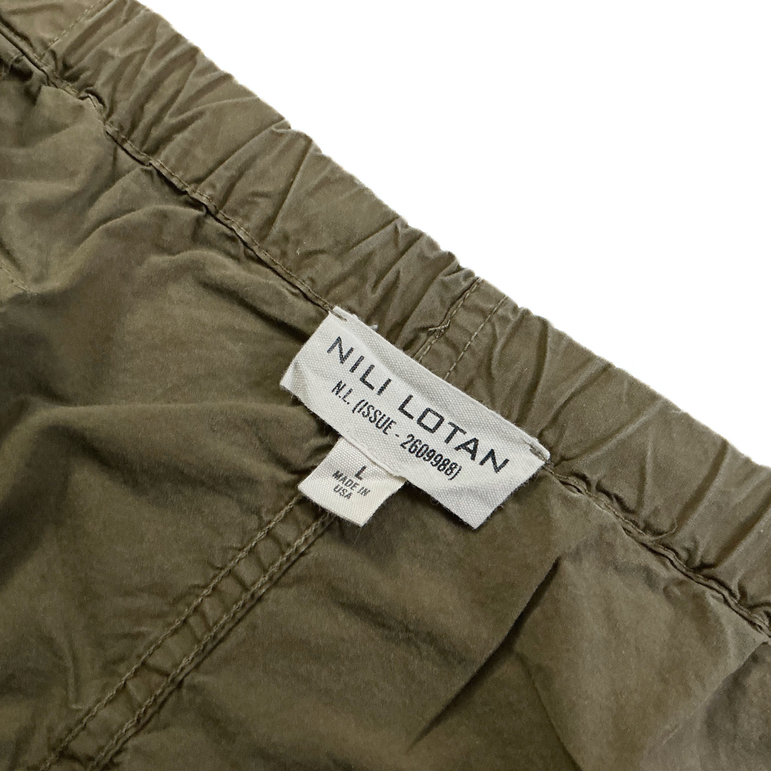 Nili Lotan Parachute Utility Pants in Military Green