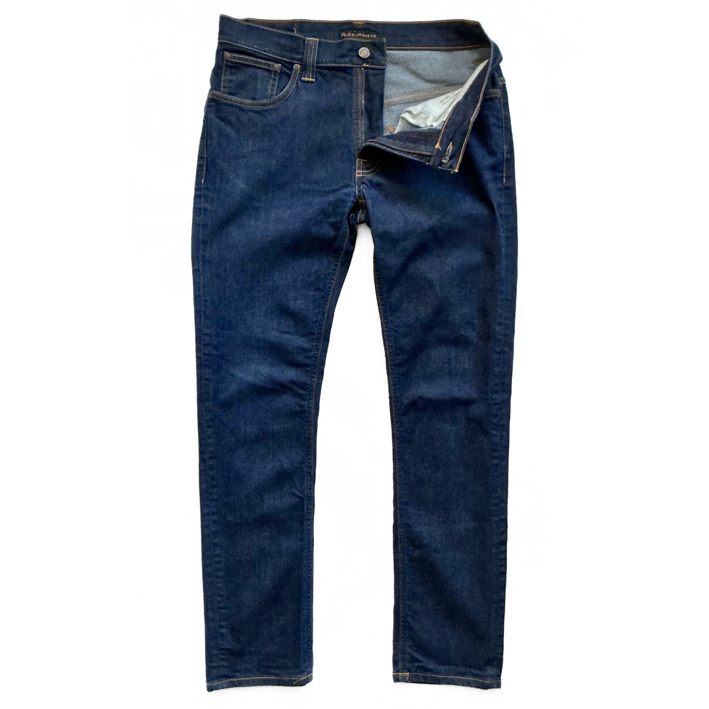 Nudie Jeans Co Thin Finn Denim Jeans in Indigo / Dark Wash