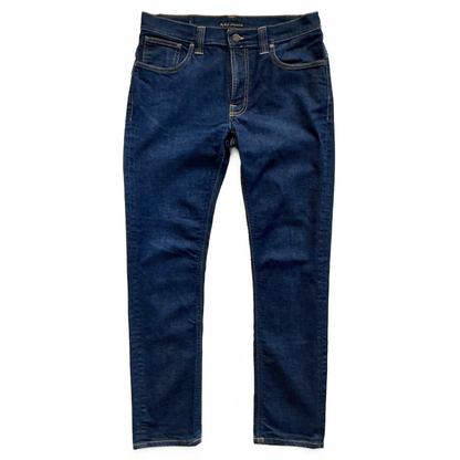 Nudie Jeans Co Thin Finn Denim Jeans in Indigo / Dark Wash