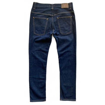 Nudie Jeans Co Thin Finn Denim Jeans in Indigo / Dark Wash