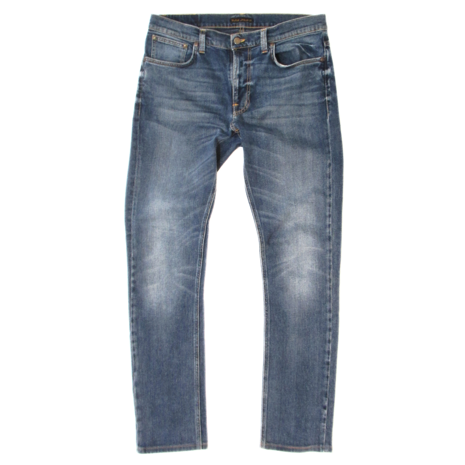 Nudie Jeans Co Lean Dean Denim in Deep Dark Indigo