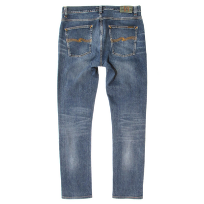 Nudie Jeans Co Lean Dean Denim in Deep Dark Indigo