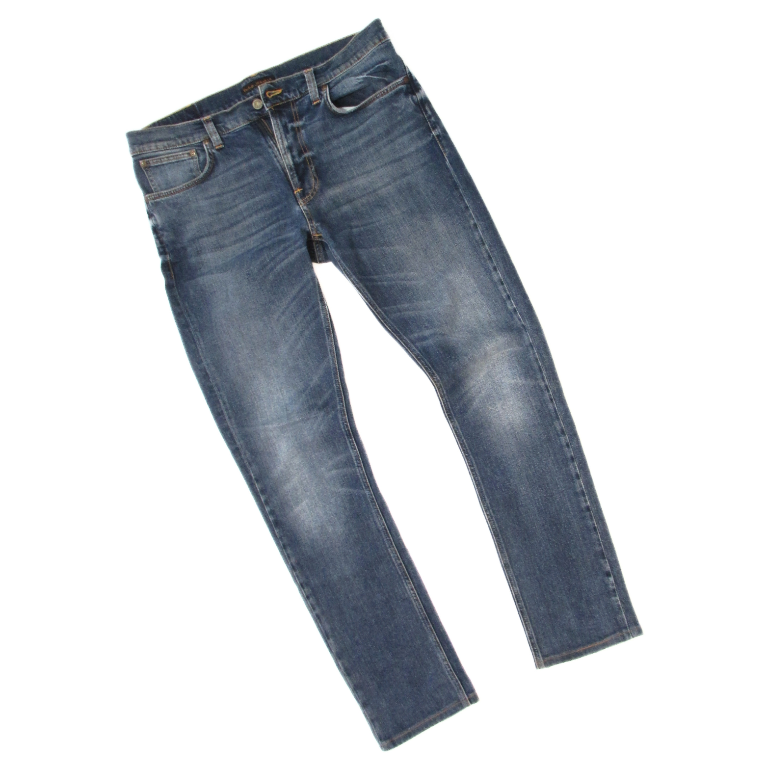 Nudie Jeans Co Lean Dean Denim in Deep Dark Indigo