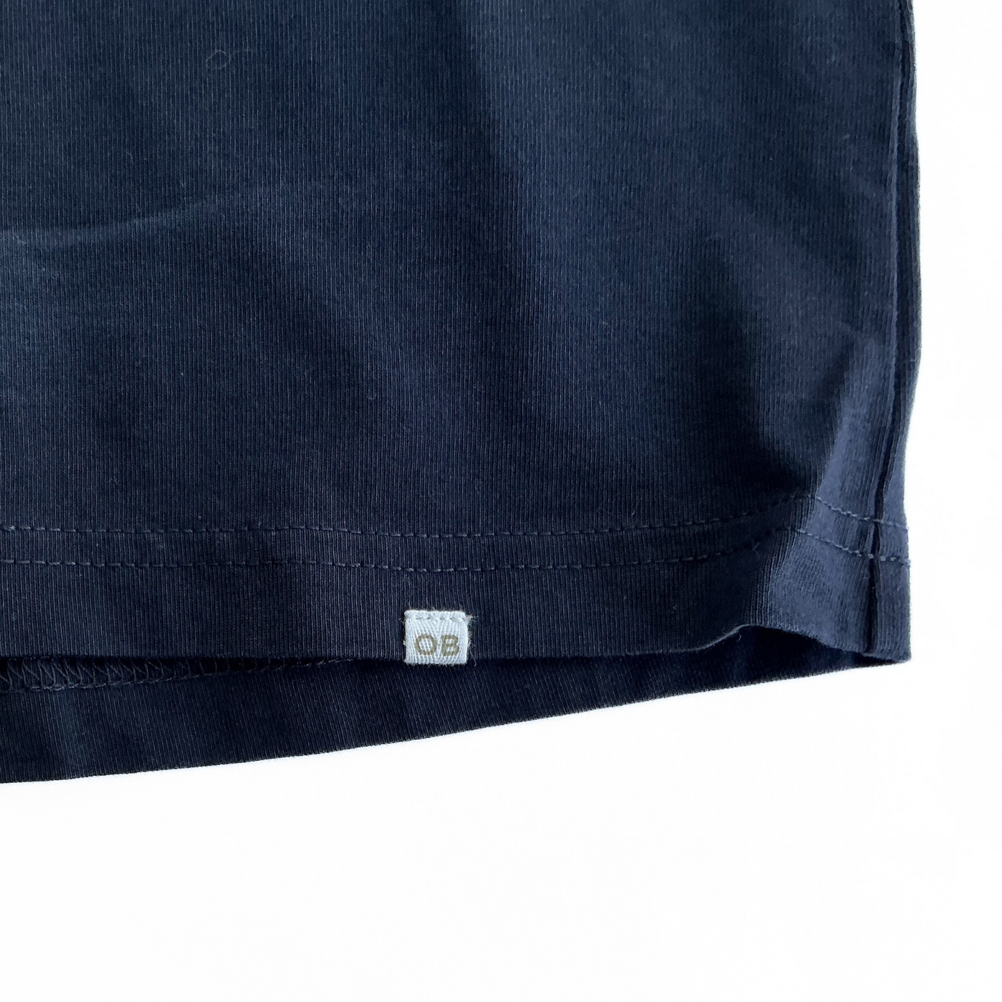Orlebar Brown Ribbed Neck T-Shirt in Red / Navy