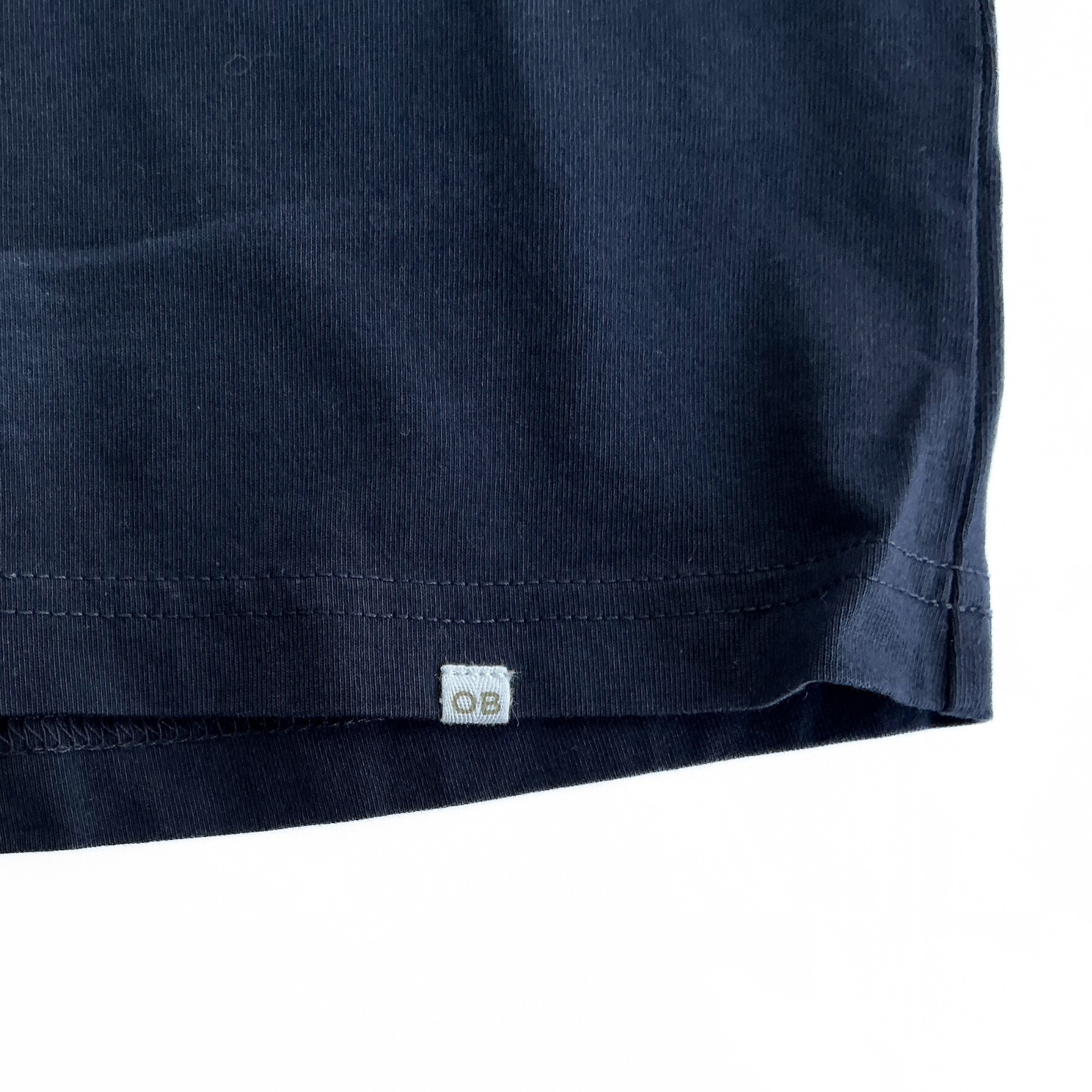Orlebar Brown Ribbed Neck T-Shirt in Red / Navy