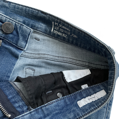 PT Torino Swing Denim Jeans in Mid Wash Blue