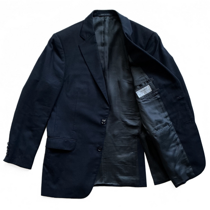 Pal Zileri Single Breasted Suit Jacket in Midnight Blue / Navy