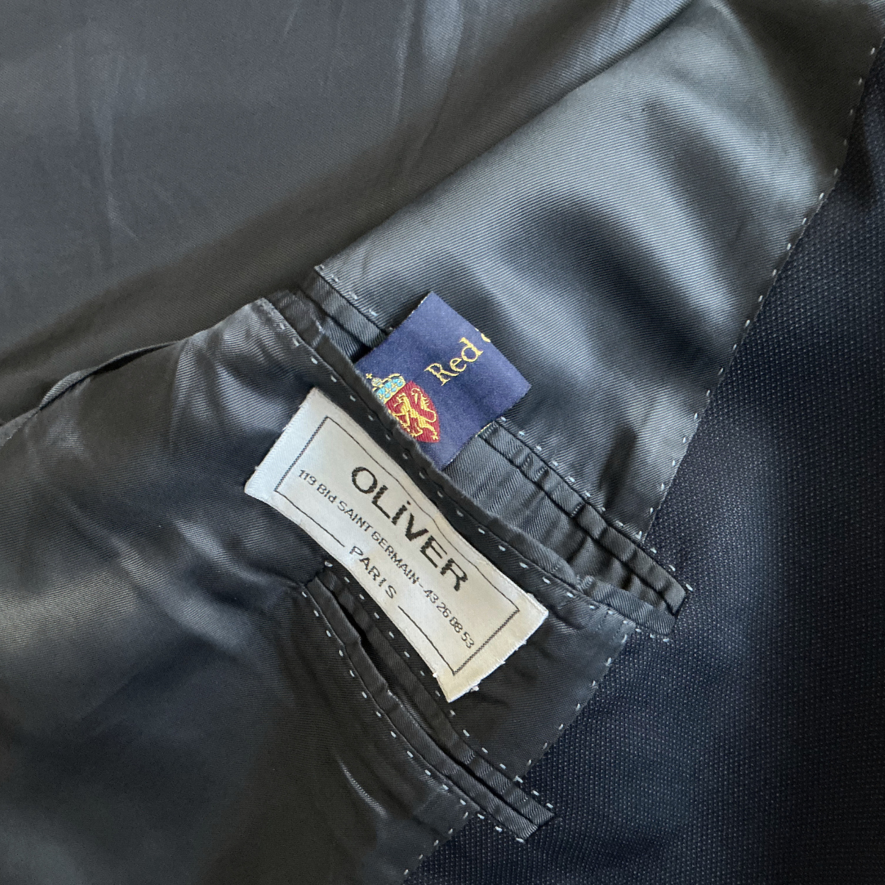 Pal Zileri Single Breasted Suit Jacket in Midnight Blue / Navy
