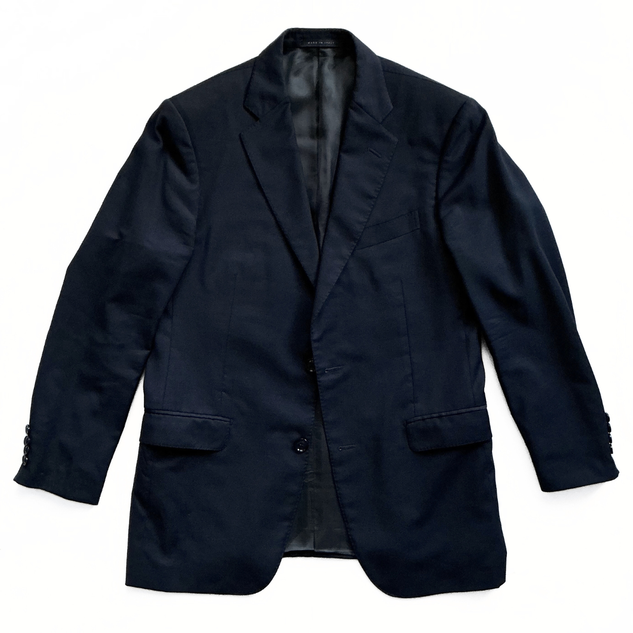 Pal Zileri Single Breasted Suit Jacket in Midnight Blue / Navy