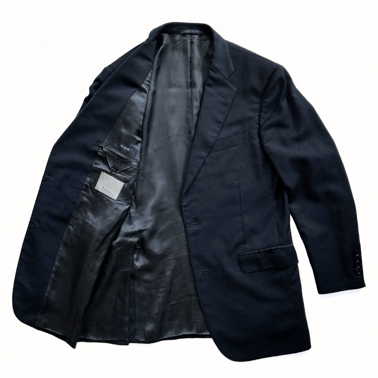 Pal Zileri Single Breasted Suit Jacket in Midnight Blue / Navy