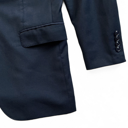 Pal Zileri Single Breasted Suit Jacket in Midnight Blue / Navy