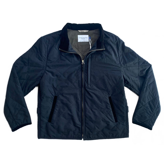 Peter Manning New York Quilted Jacket in Pastel / Grey Blue
