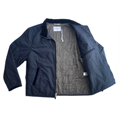 Peter Manning New York Quilted Jacket in Pastel / Grey Blue