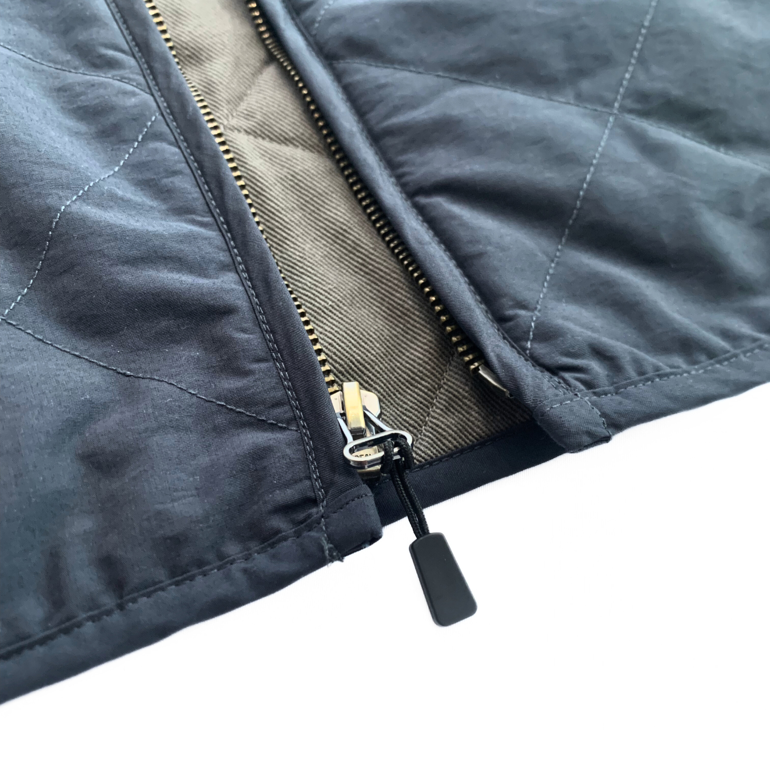 Peter Manning New York Quilted Jacket in Pastel / Grey Blue