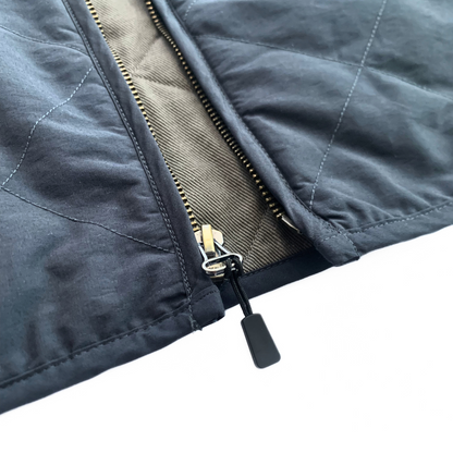 Peter Manning New York Quilted Jacket in Pastel / Grey Blue
