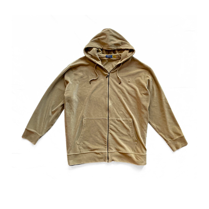 Polo Ralph Lauren Corduroy Hoodie Big 2X in Toffee Brown