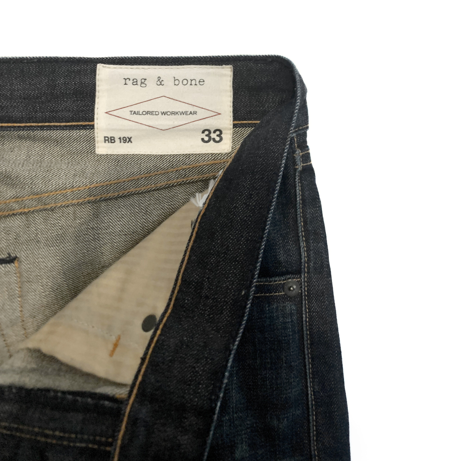 Rag & Bone Tailored Workwear RB19X Denim Jeans