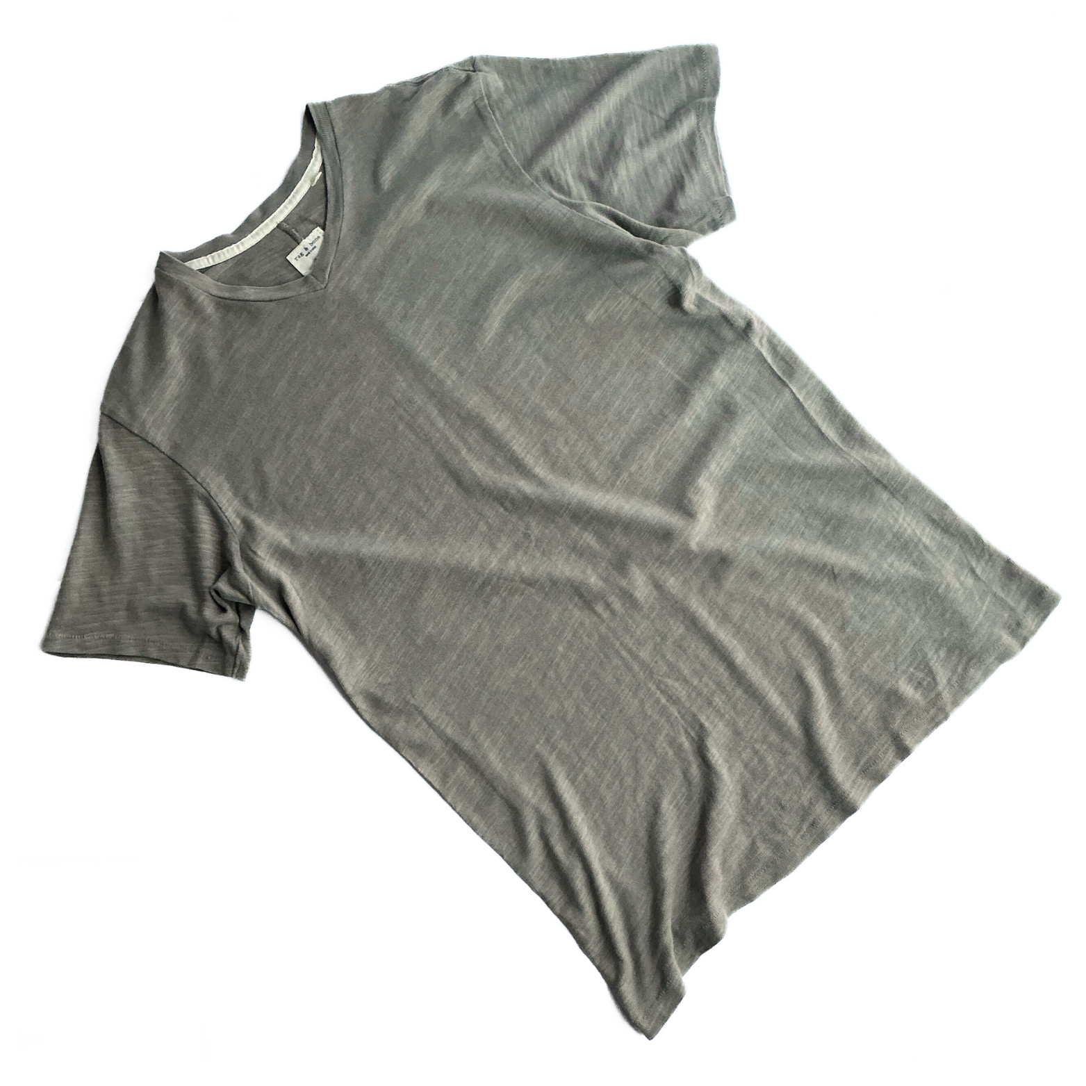 Rag & Bone V Neck T Knitted Jersey T-Shirt