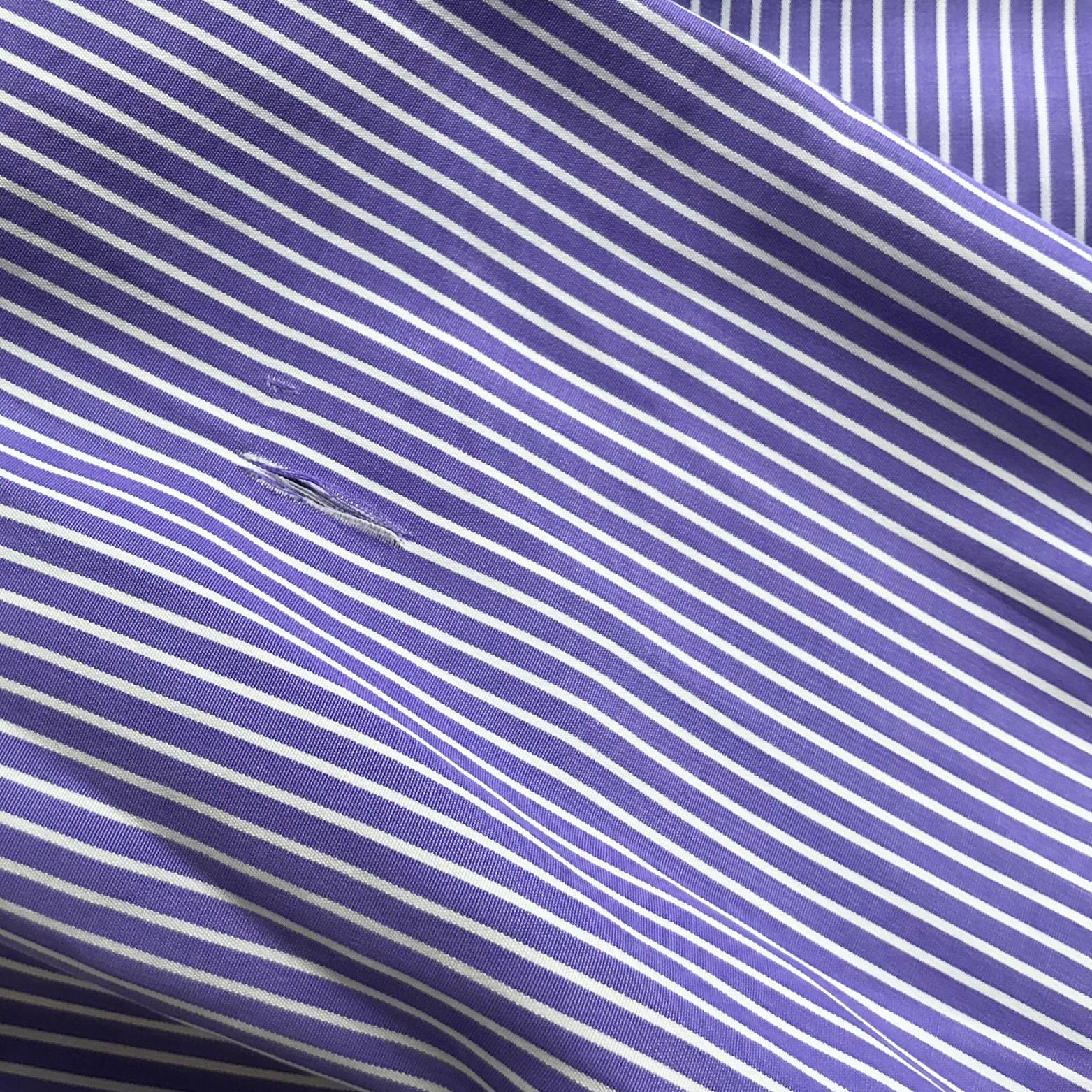 Ralph Lauren Black Label Stripe Shirt in Purple / White
