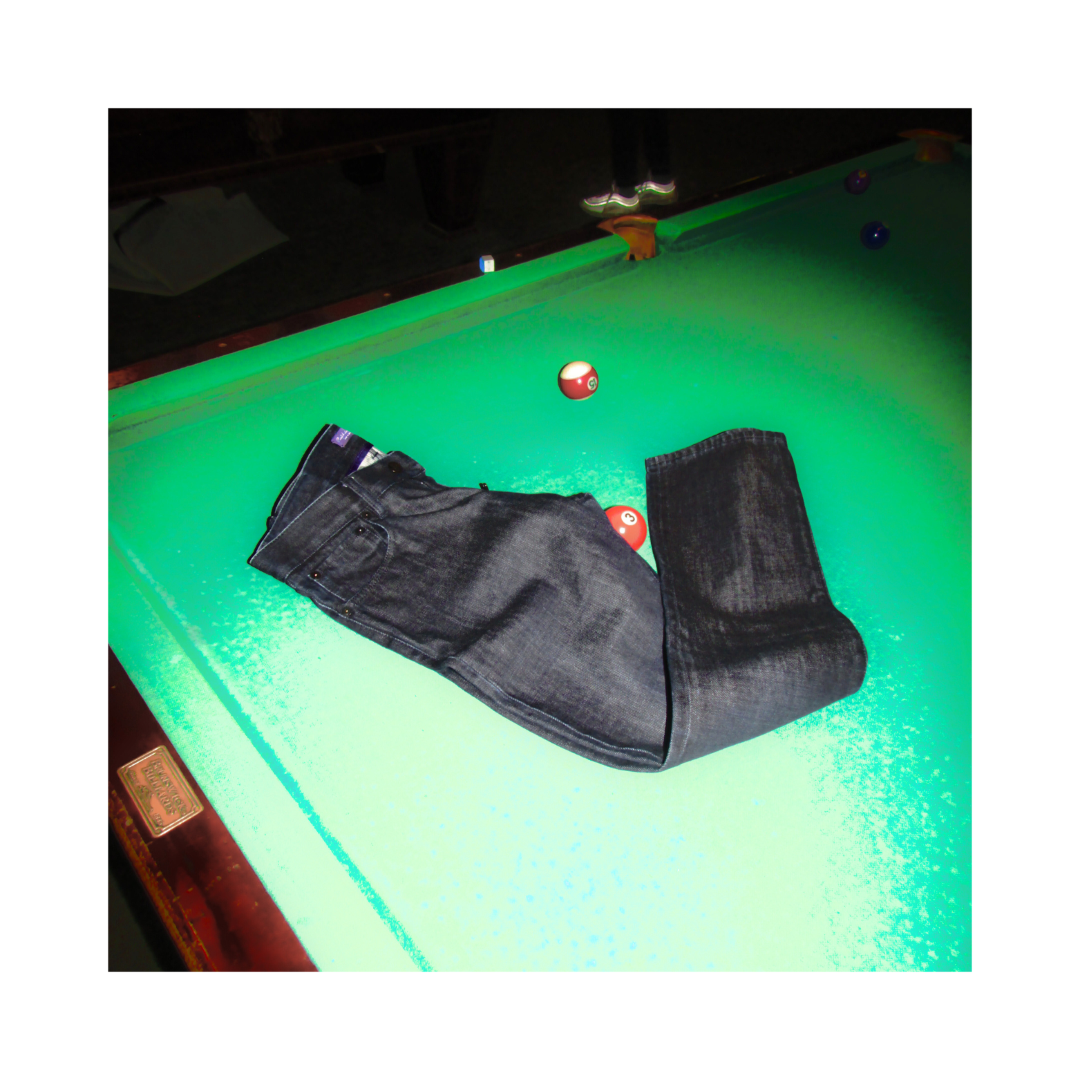 Ralph Lauren Purple Label Denim Jeans SS25 Lookbook Shot 1 Scenic Film Pool Table