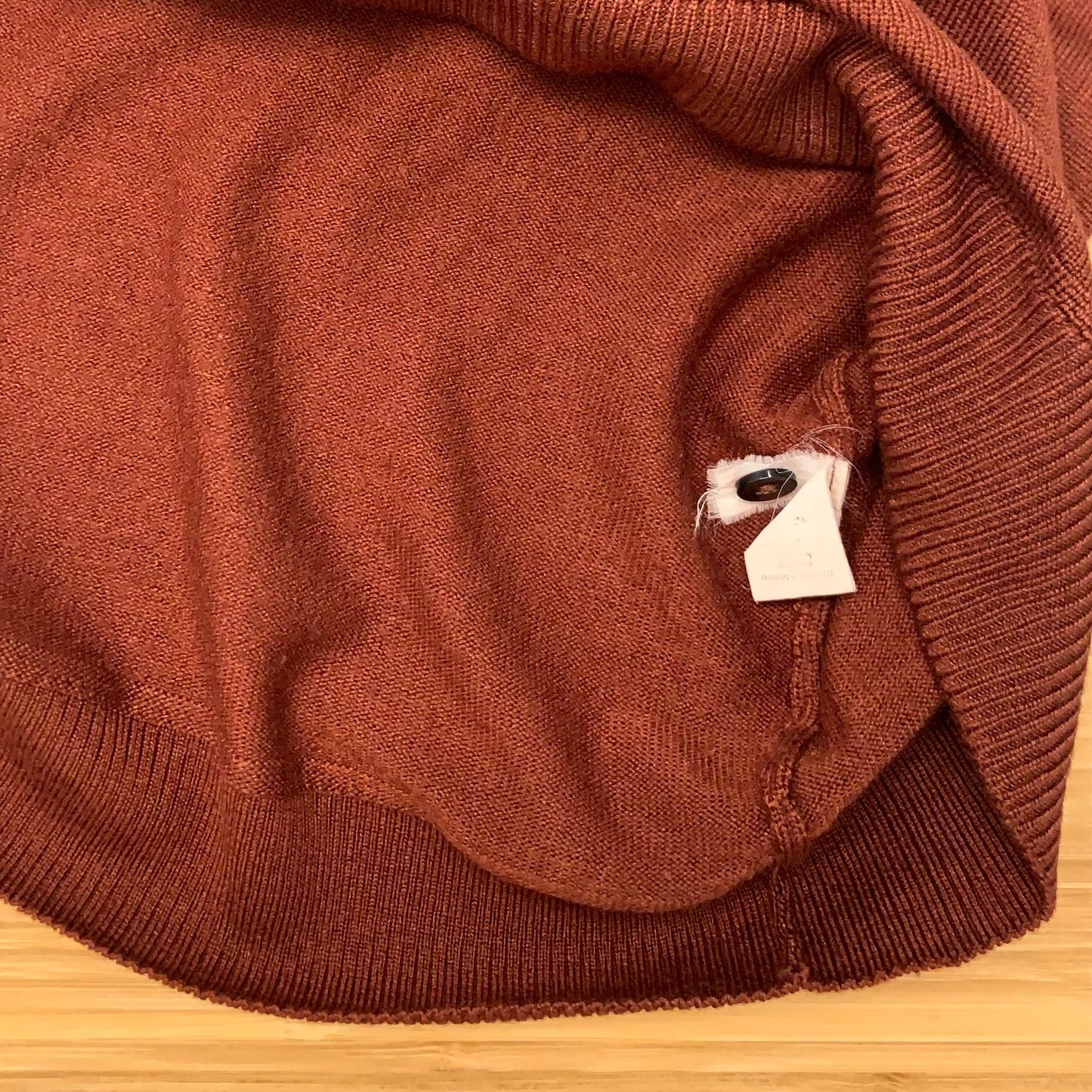 Robert Barakett Long Sleeve Knitted Polo Shirt Cashmere Wool Silk Western Shirt