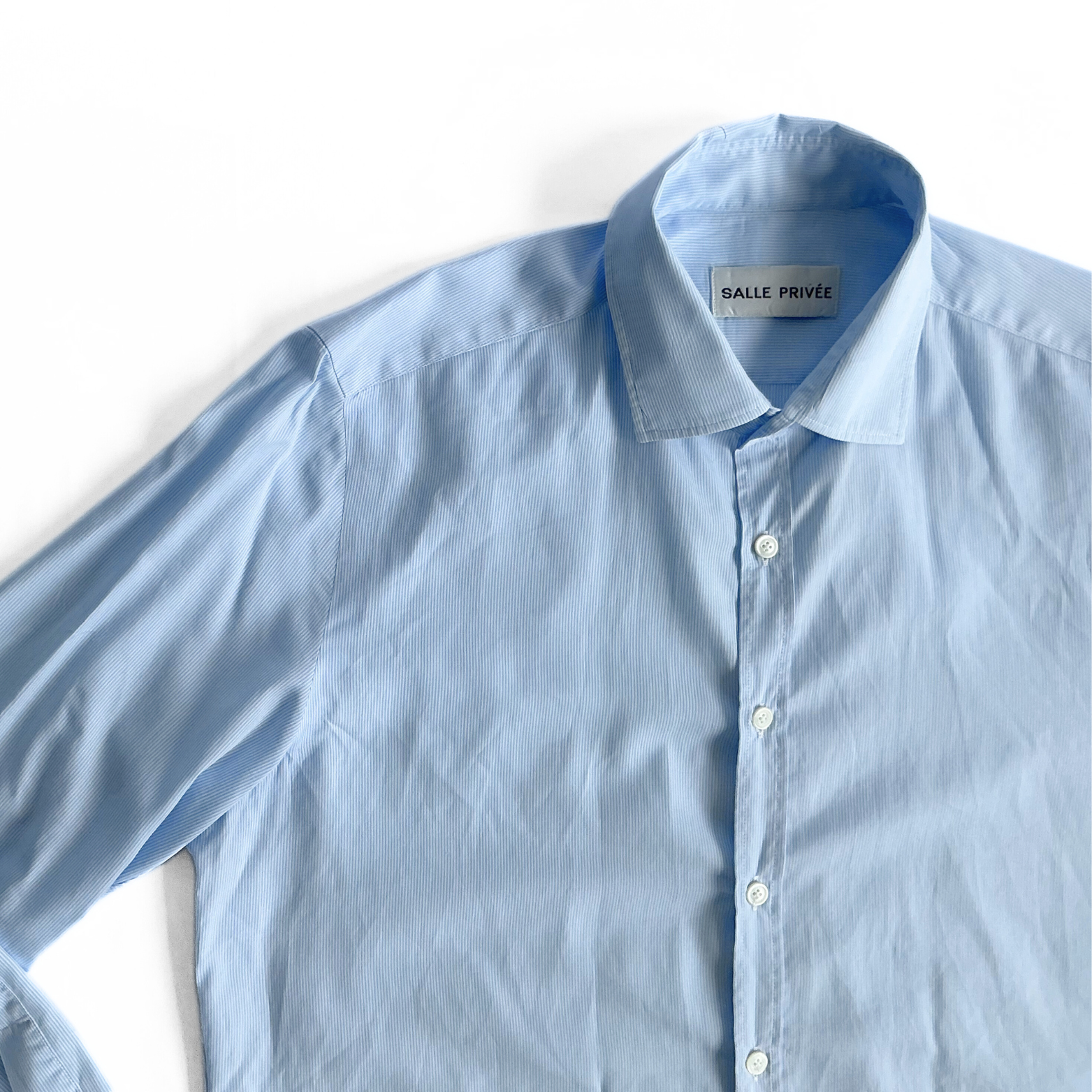 Salle Privée Riviera Striped Shirt in Blue / White