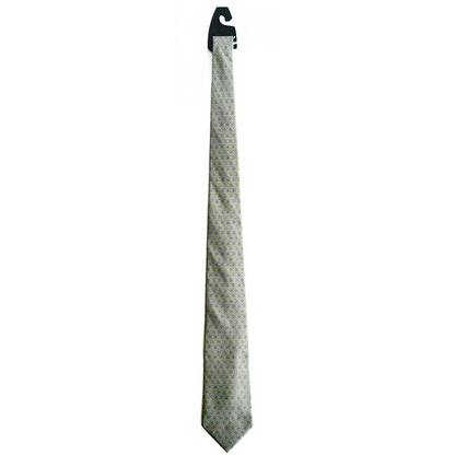 Salvatore Ferragamo Patterned Tie in Yellow / Baby Blue