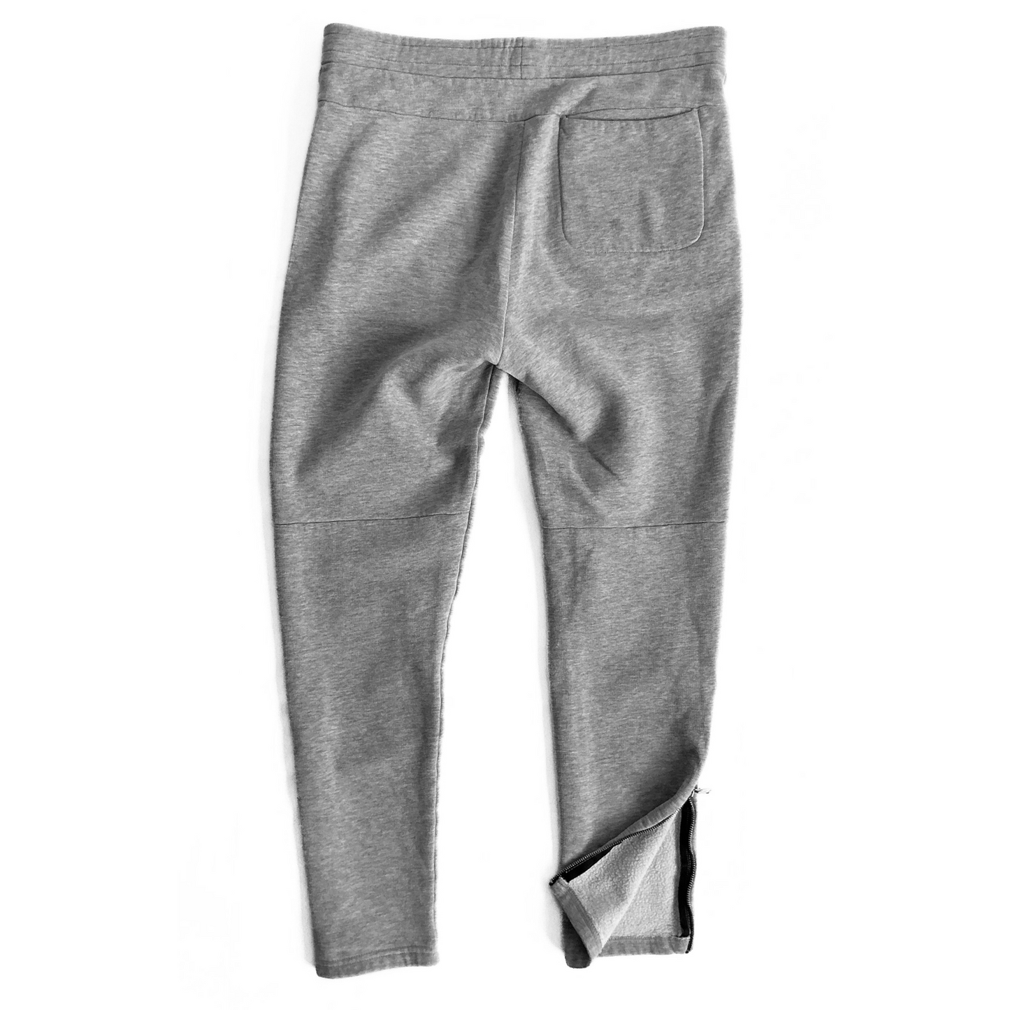 Sandro Ankle Zipper Jogger Pants in Grey