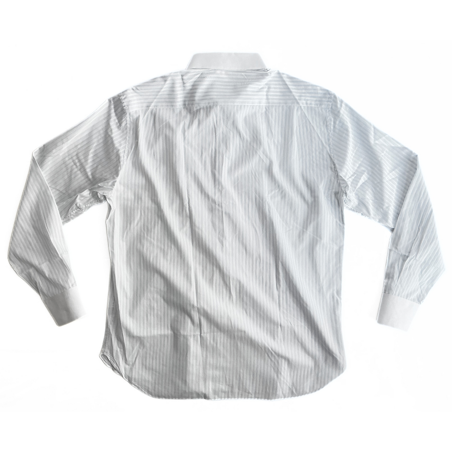 Stefano Ricci Button Down Shirt in White / Blue