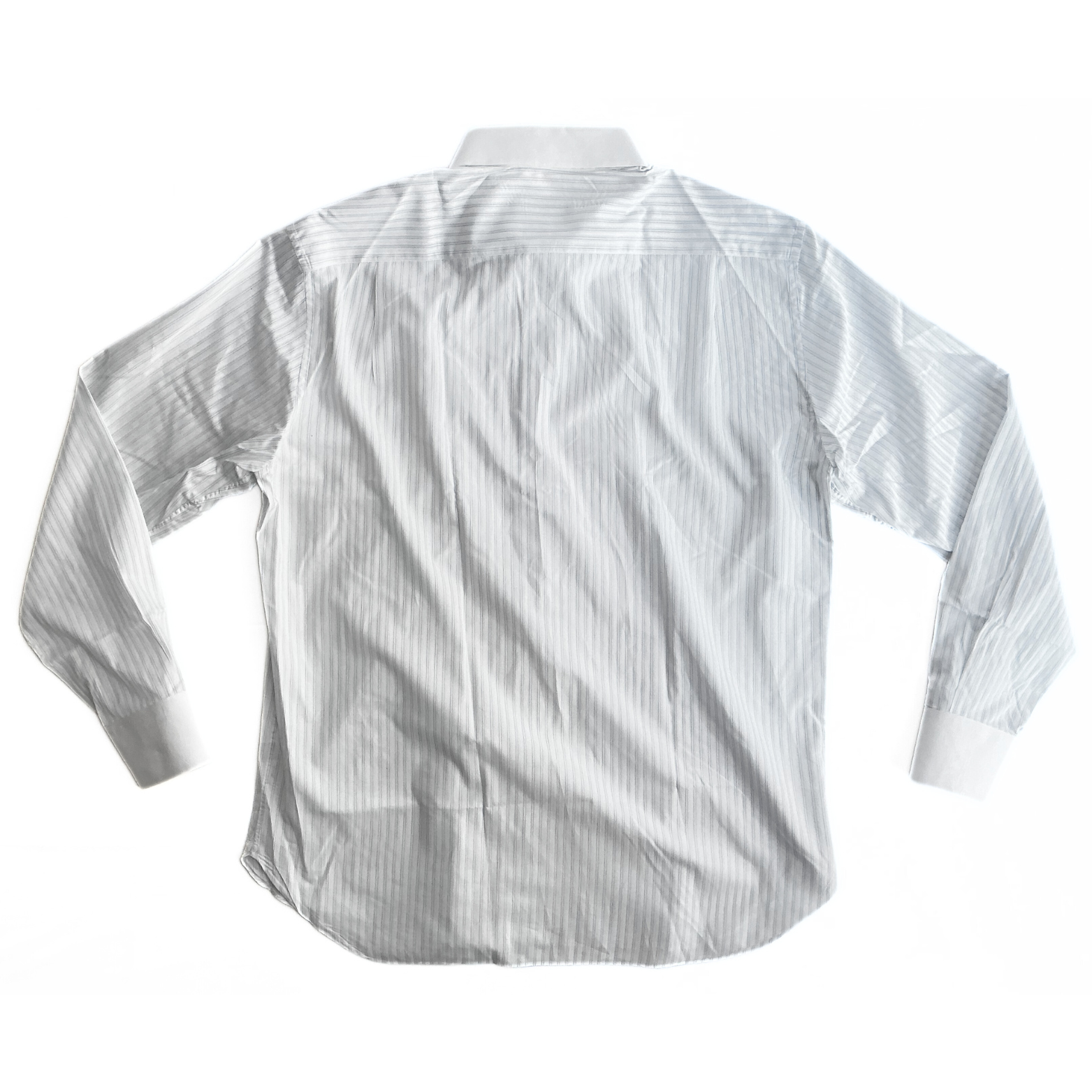 Stefano Ricci Button Down Shirt in White / Blue