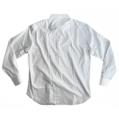 Stefano Ricci Button Down Shirt in White / Blue