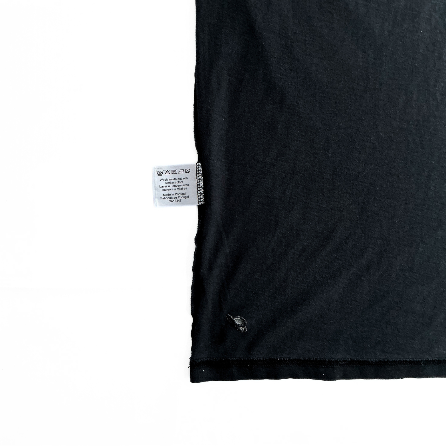 Stenströms Round Neck T-Shirt in Dark Navy