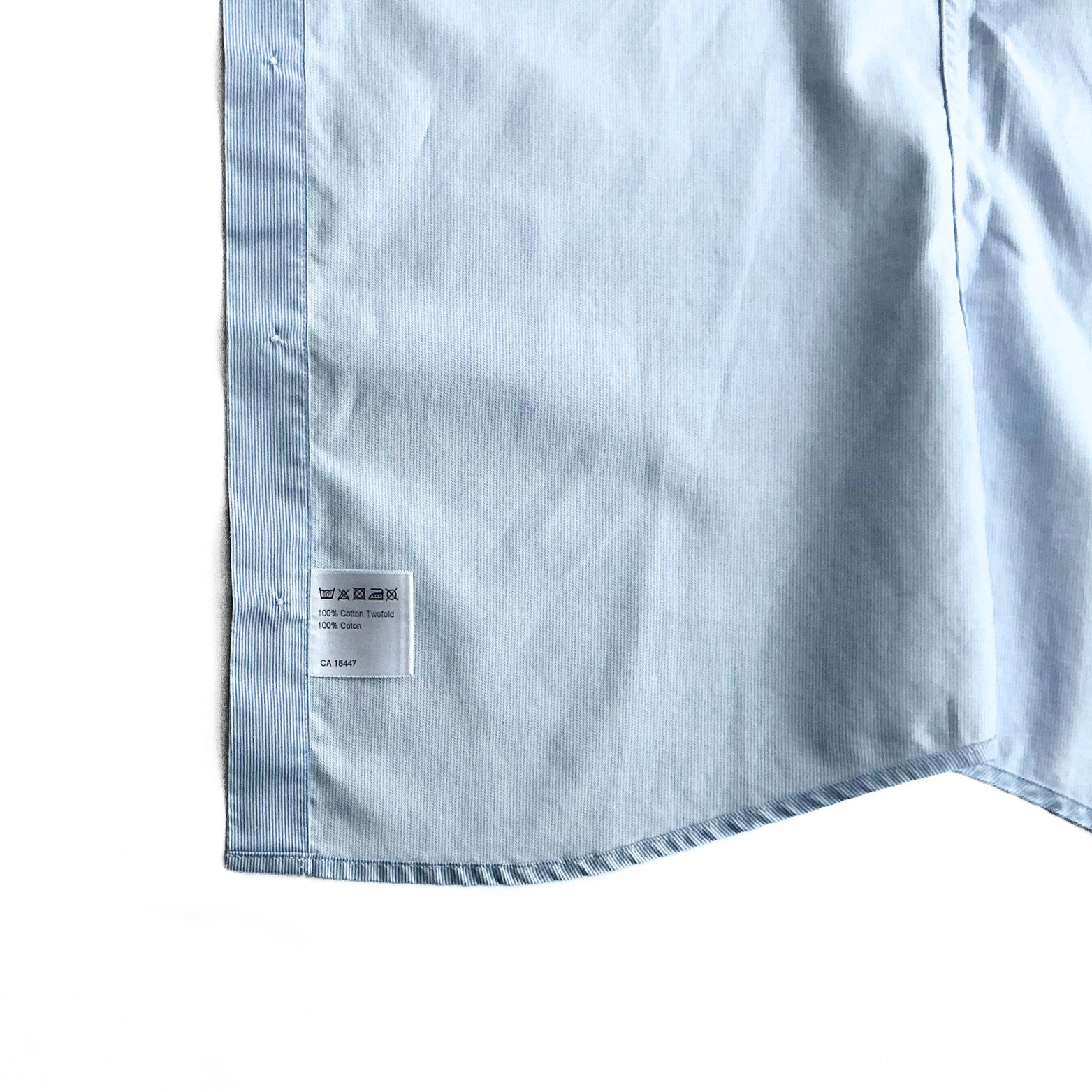 Stenstroms Stripe Shirt in Light Blue/White