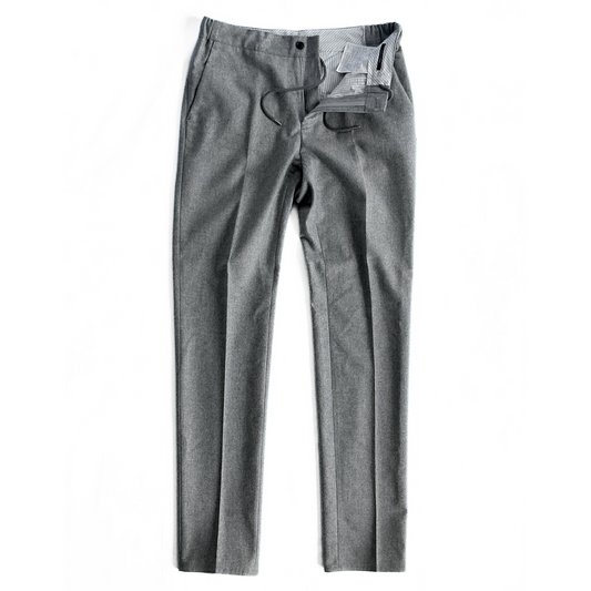 Suitsupply Ames Wool Drawstring Trousers in Grey