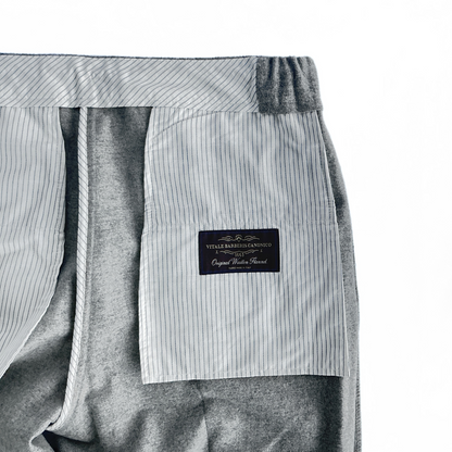 Suitsupply Ames Wool Drawstring Trousers in Grey