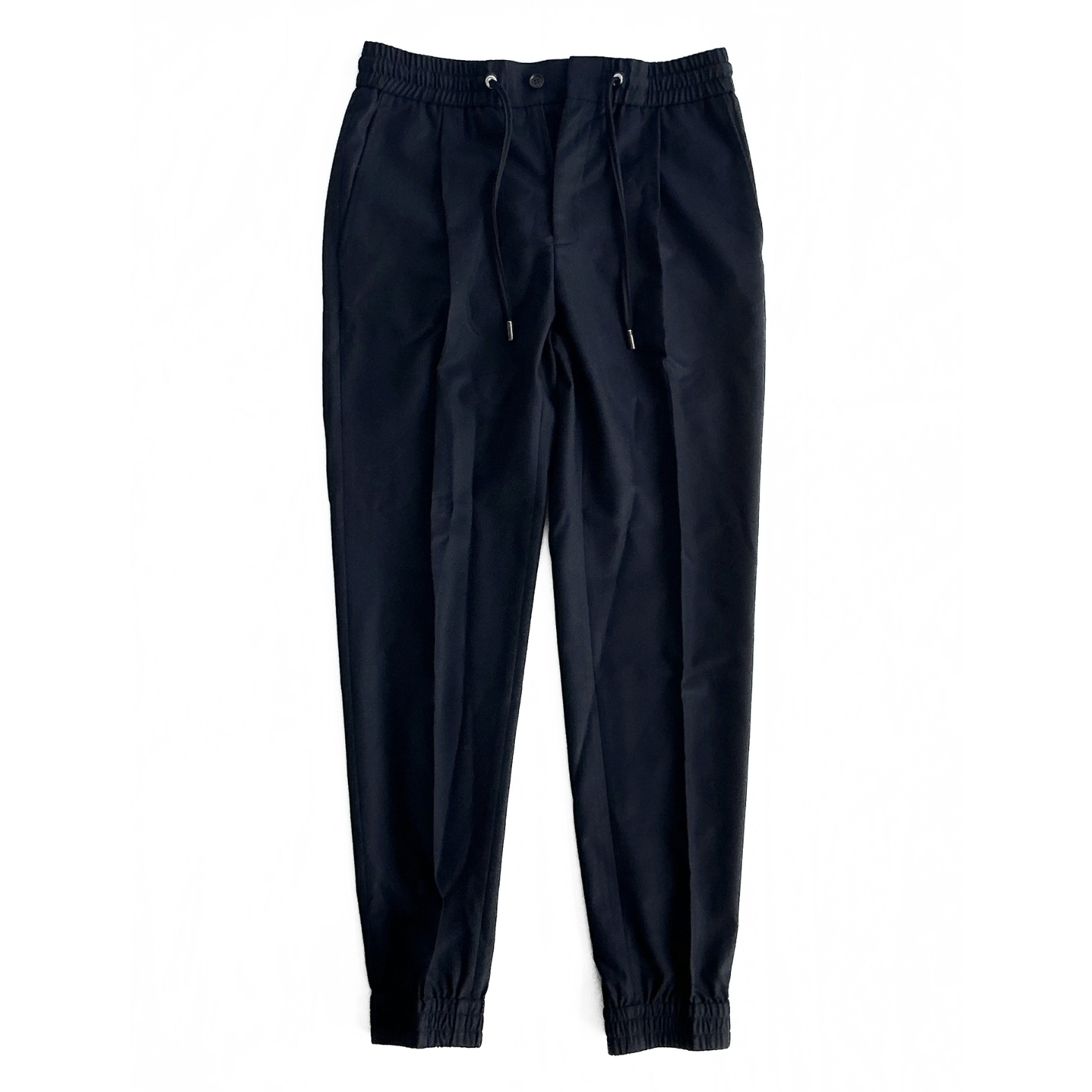 Suitsupply Ames Wool Drawstring Trousers in Navy