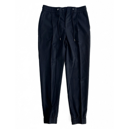 Suitsupply Ames Wool Drawstring Trousers in Navy