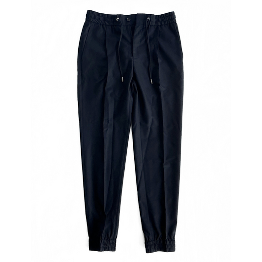 Suitsupply Ames Wool Drawstring Trousers in Navy