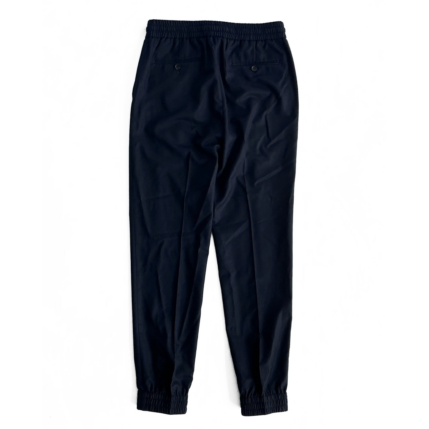 Suitsupply Ames Wool Drawstring Trousers in Navy