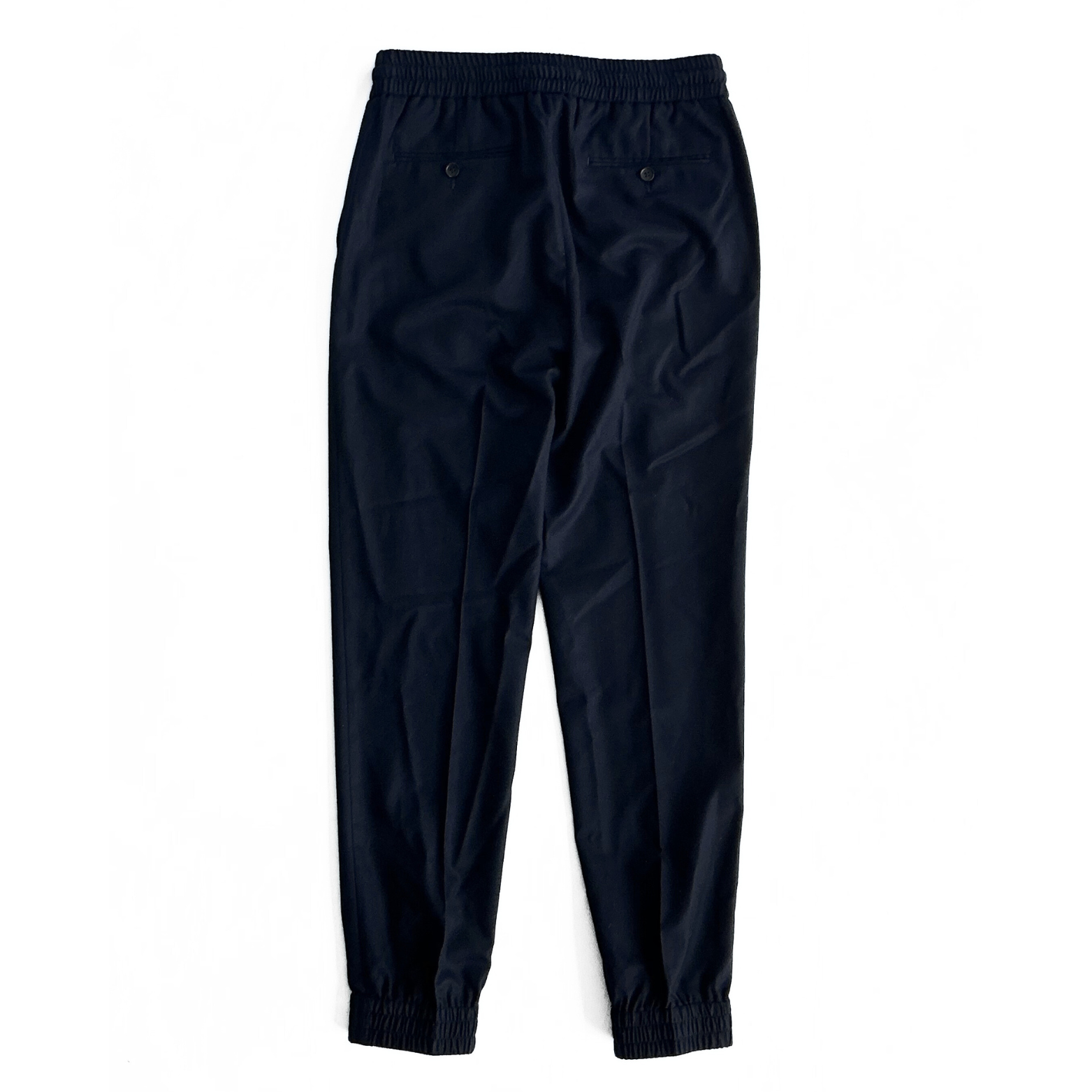 Suitsupply Ames Wool Drawstring Trousers in Navy