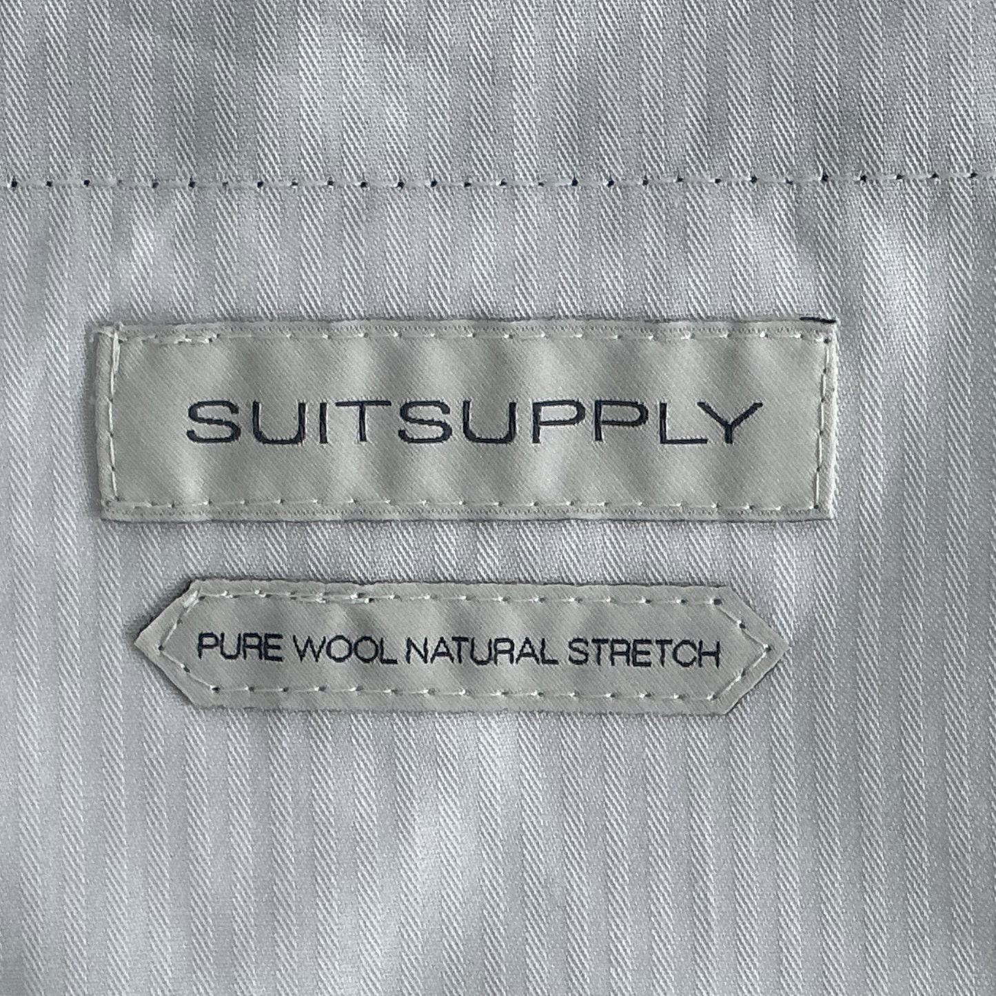 Suitsupply Ames Wool Drawstring Trousers in Navy