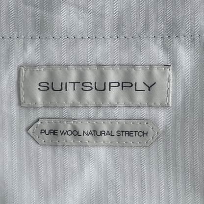 Suitsupply Ames Wool Drawstring Trousers in Navy